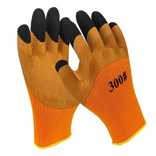 Guantes recubiertos reforzados con felpa